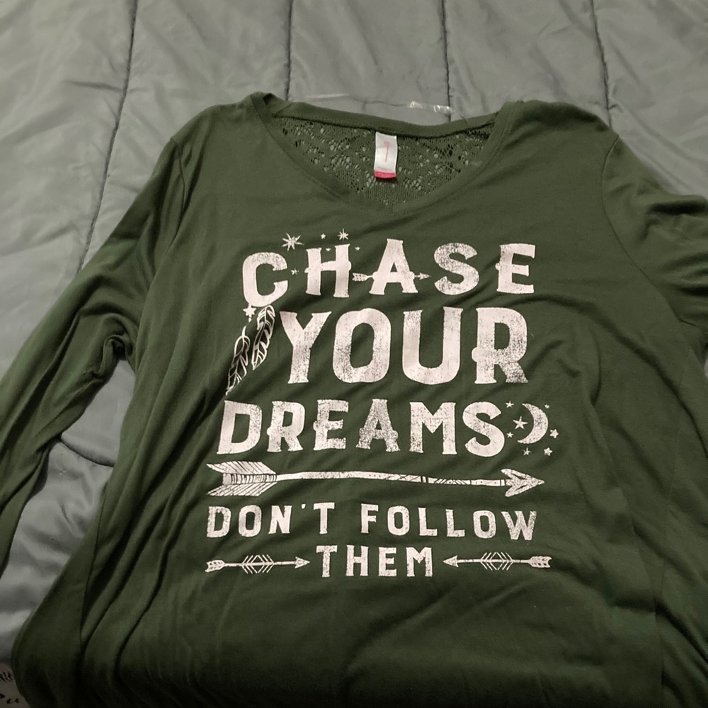 Green shirt